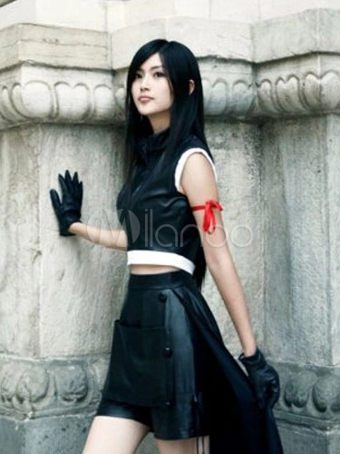Final Fantasy Tifa Lockhart Halloween Cosplay Costume 15 Final Fantasy Tifa Lockhart Halloween Cosplay Costume - Image 13