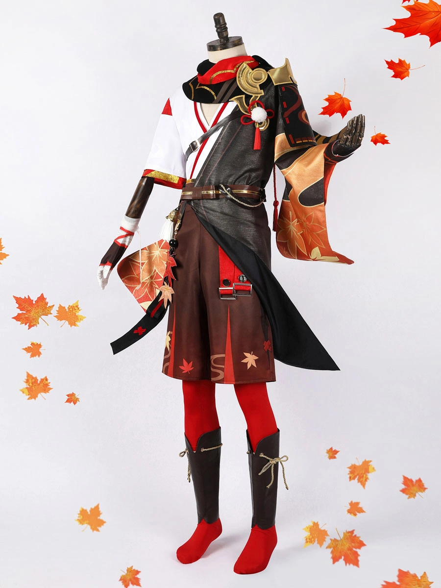 Genshin Impact Kaedehara Kazuha Cosplay Costume Mihoyo Game Cosplay Costume Full Set 4 Genshin Impact Kaedehara Kazuha Cosplay Costume Mihoyo Game Cosplay Costume Full Set - Image 2