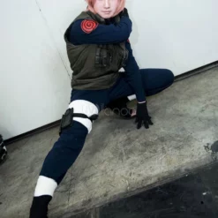 Naruto Haruno Sakura Chunin Cosplay Costume School Girl Uniform -Halloween Shop 52fd3d62 4ddd 4faa b317 4fc318f2b992