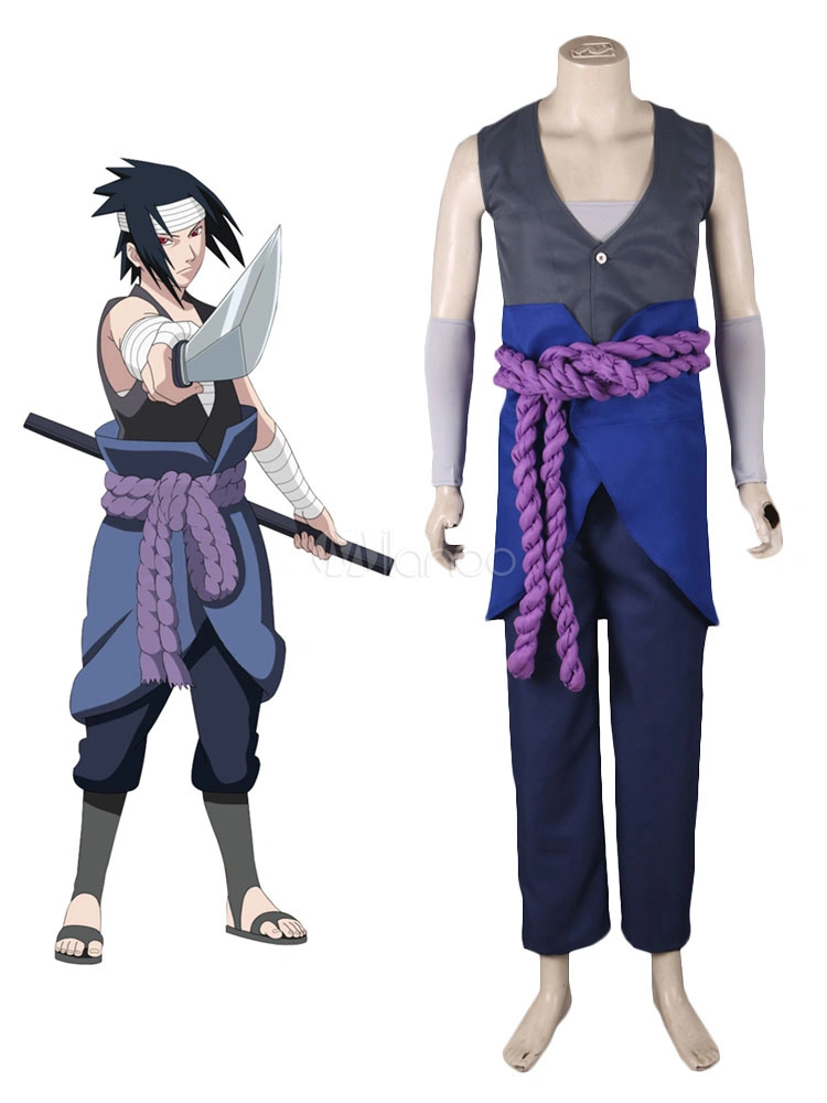 Naruto Uchiha Sasuke Halloween Cosplay Costume 3 Naruto Uchiha Sasuke Halloween Cosplay Costume
