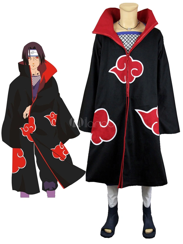 Naruto Uchiha Itachi Akatsuki Halloween Cosplay Costume 3 Naruto Uchiha Itachi Akatsuki Halloween Cosplay Costume