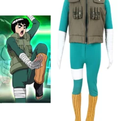 Naruto Shippuden Rock Lee Halloween Cosplay Costume