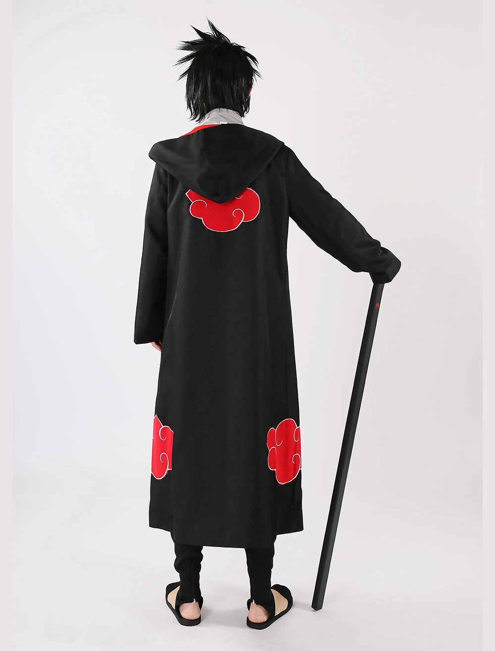 Naruto Uchiha Sasuke Akatsuki Five Pieces Set Halloween Cosplay Costume Halloween 9 Naruto Uchiha Sasuke Akatsuki Five Pieces Set Halloween Cosplay Costume Halloween - Image 7