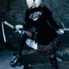 Nier Automata 2B YoRHa No.2 Type B Halloween Cosplay Costume In 5 Pieces -Halloween Shop 76c4d527 908a 4b06 8e48 74fef77c3dfd