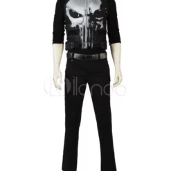 Marvel Comics Punisher Frank Castle Halloween Cosplay Costume Marvel Comic Super Hero Costume