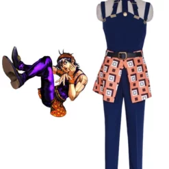 JoJo’s Bizarre Adventure Golden Wind Ghirga Narancia Halloween Cosplay Costume
