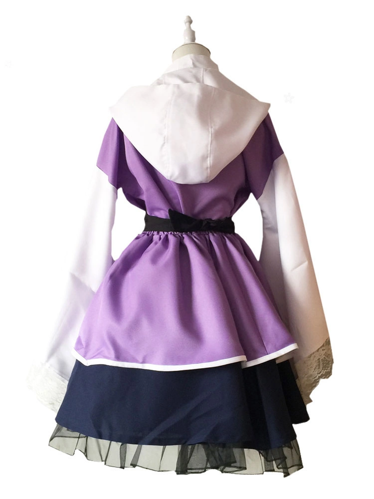 Naruto Hyuuga Hinata Kimono Lolita Dress Halloween Cosplay Costume 7 Naruto Hyuuga Hinata Kimono Lolita Dress Halloween Cosplay Costume - Image 5