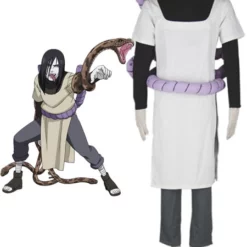 Naruto Orojimaru 1th 65% Cotton 35% Polyester Cosplay Costume
