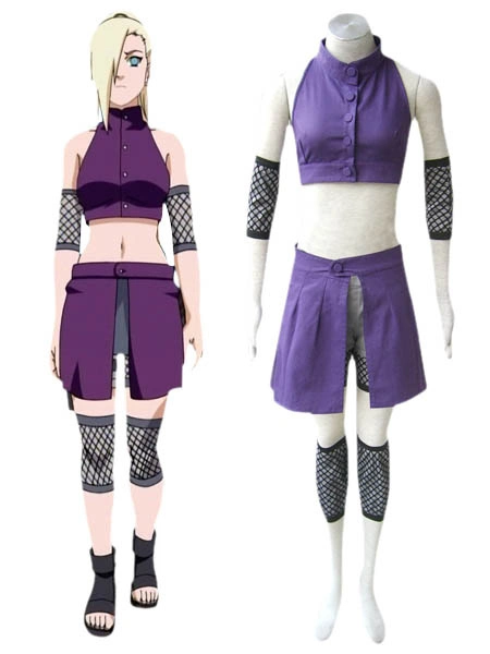 Naruto Shippuden Ino Yamanaka Cosplay Costume Halloween 3 Naruto Shippuden Ino Yamanaka Cosplay Costume Halloween
