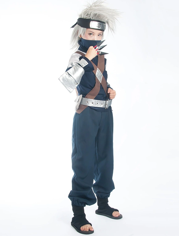 Naruto Hatake Kakashi Halloween Cosplay Costume 3 Naruto Hatake Kakashi Halloween Cosplay Costume