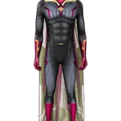Avengers: Infinity War Vision Cosplay Costume Set Polyester Fiber Men Jumpsuit Cosplay Costume