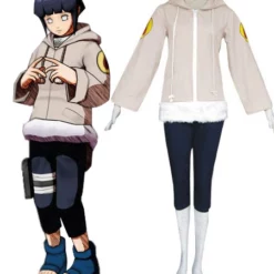 Naruto Hyuuga Hinata Halloween Cosplay Costume 12 Years Old Version