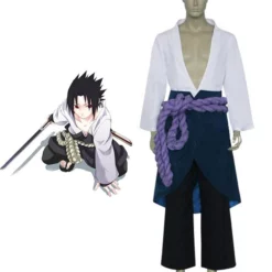 Naruto Uchiha Sasuke Anime Cosplay Costume
