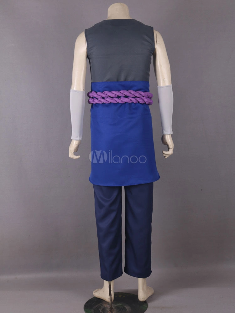 Naruto Uchiha Sasuke Halloween Cosplay Costume 5 Naruto Uchiha Sasuke Halloween Cosplay Costume - Image 3