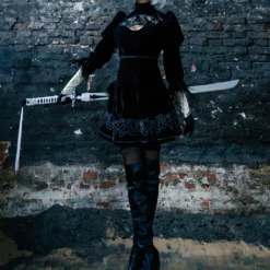 Nier Automata 2B YoRHa No.2 Type B Halloween Cosplay Costume In 5 Pieces -Halloween Shop ce7fcedd 0d3e 4967 8bc7 7c03e62677bd