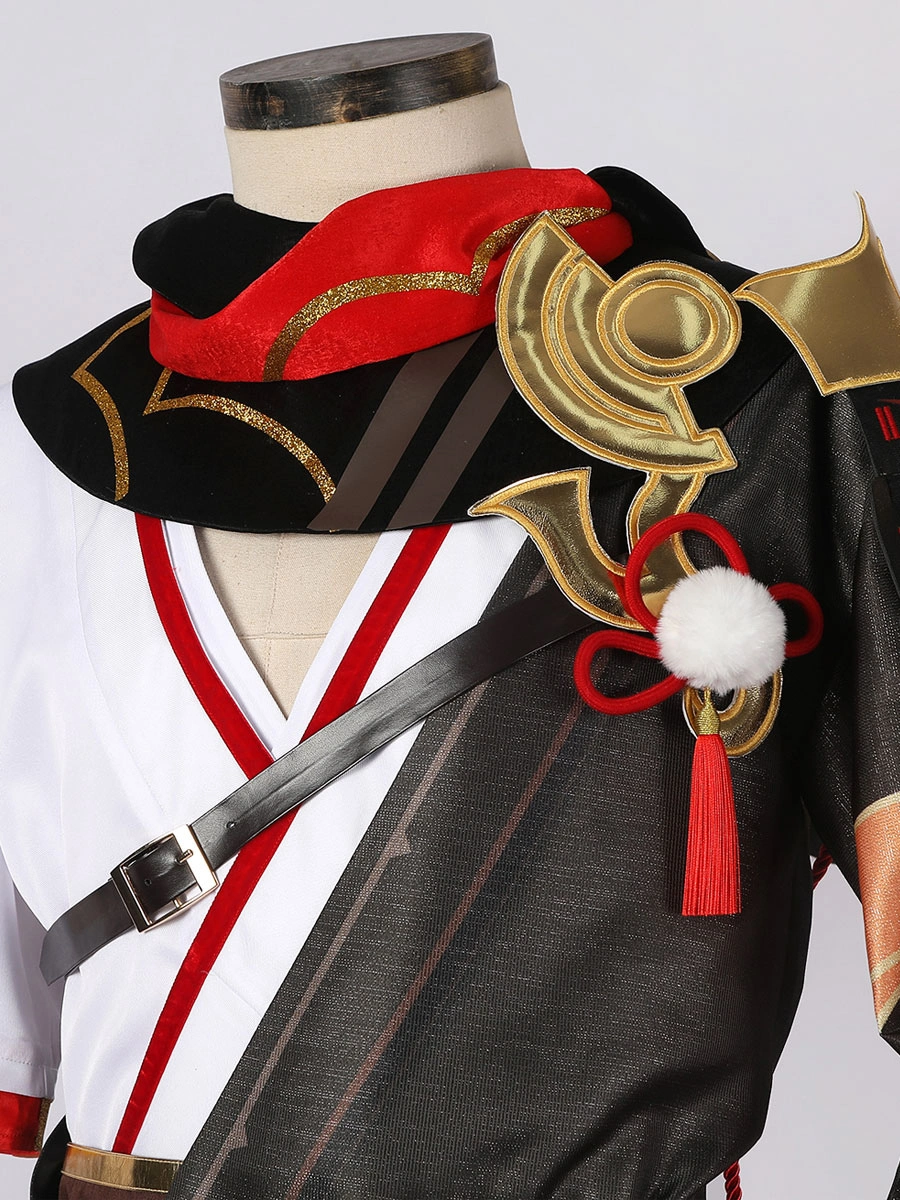 Genshin Impact Kaedehara Kazuha Cosplay Costume Mihoyo Game Cosplay Costume Full Set 6 Genshin Impact Kaedehara Kazuha Cosplay Costume Mihoyo Game Cosplay Costume Full Set - Image 4