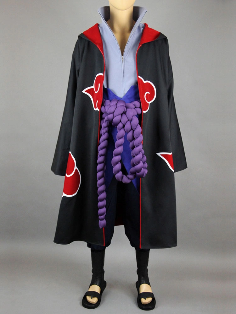 Naruto Uchiha Sasuke Akatsuki Five Pieces Set Halloween Cosplay Costume Halloween 3 Naruto Uchiha Sasuke Akatsuki Five Pieces Set Halloween Cosplay Costume Halloween