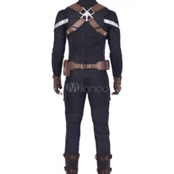 Marvel Comics Marvel Heroes Cosplay Captain America Steve Rogers In Avengers 4 Endgame Blue Denim Cosplay Costume Halloween -Halloween Shop e7eb6b5d ee93 43a1 9ac1 219238acb1c4