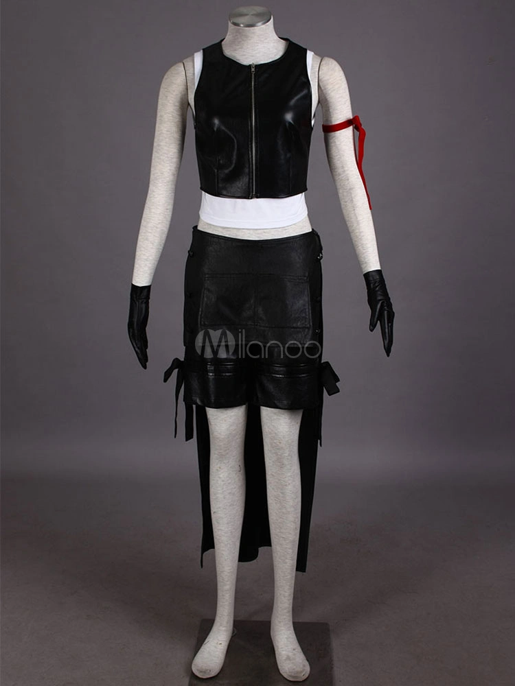 Final Fantasy Tifa Lockhart Halloween Cosplay Costume 3 Final Fantasy Tifa Lockhart Halloween Cosplay Costume