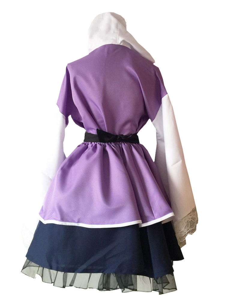 Naruto Hyuuga Hinata Kimono Lolita Dress Halloween Cosplay Costume 6 Naruto Hyuuga Hinata Kimono Lolita Dress Halloween Cosplay Costume - Image 4